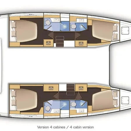 Luxury Catamaran Lagoon 42, Ac & Gn Πλωτό κατάλυμα *